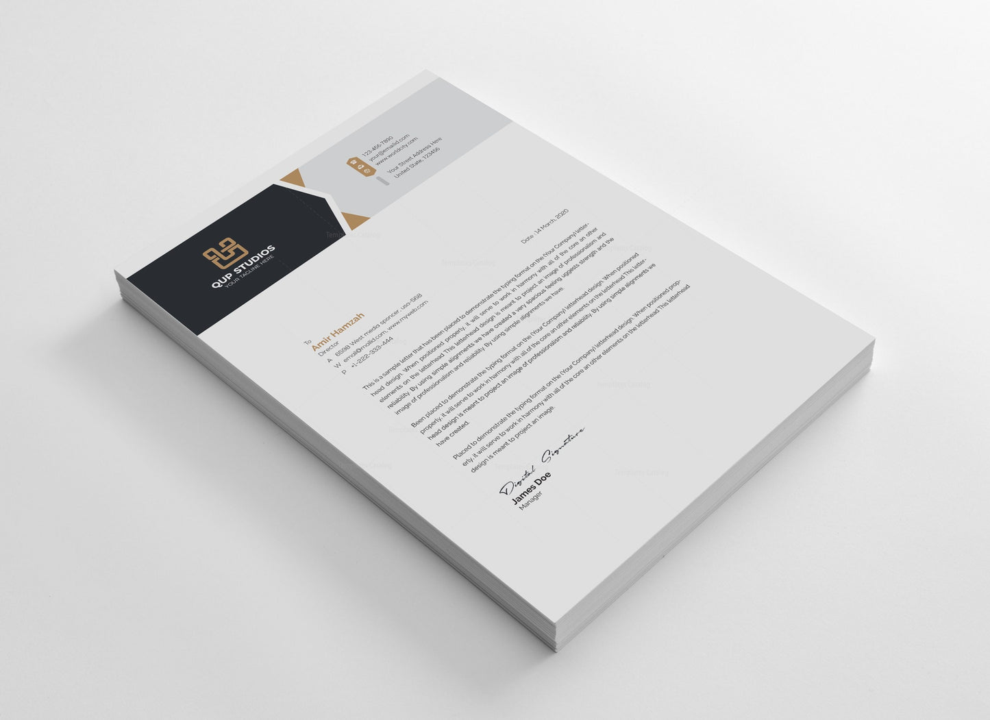 Company Letter Head Design & Print