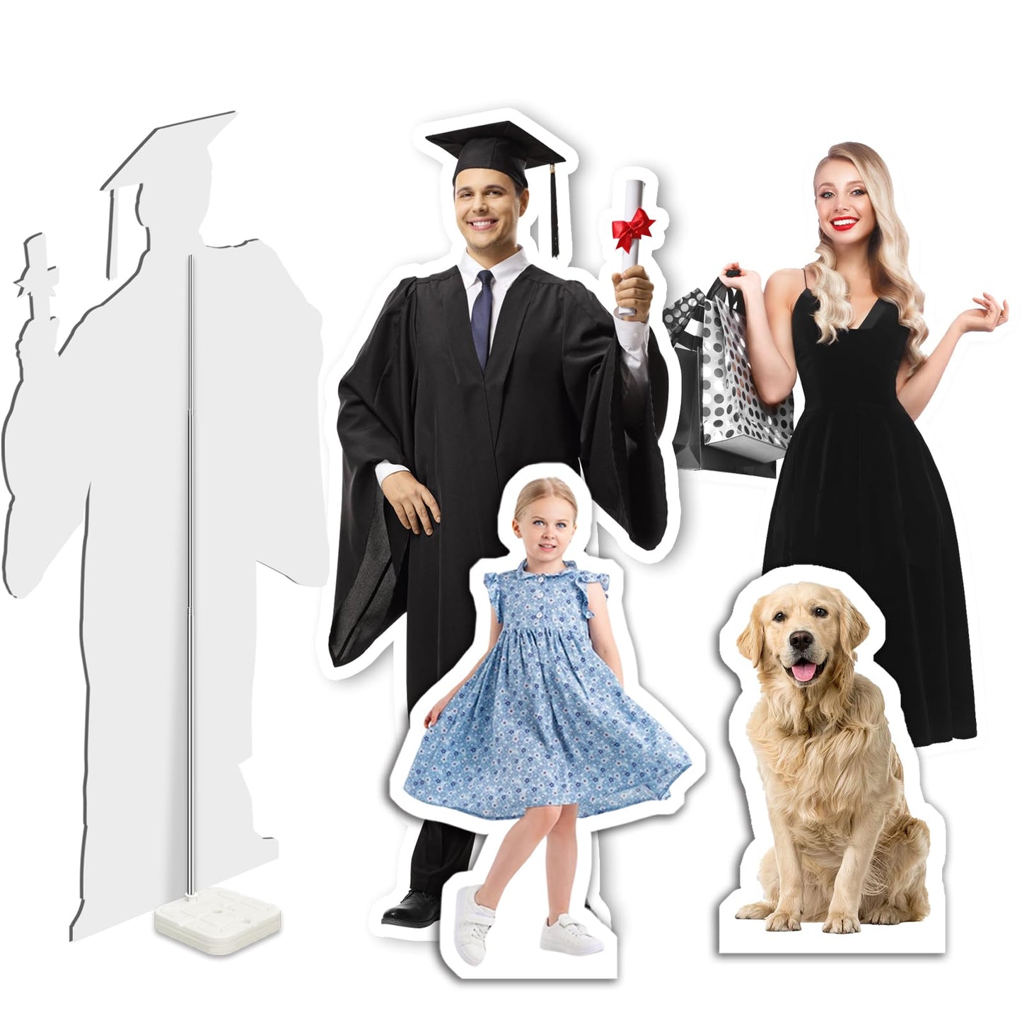 Custom Life Size Cardboard Cutout | Personalized Stand